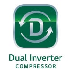 Compresor Dual Inverter™ de LG: eficiencia energética y enfriamiento rápido para tu comodidad.